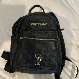 Betsey Johnson quilted backpack